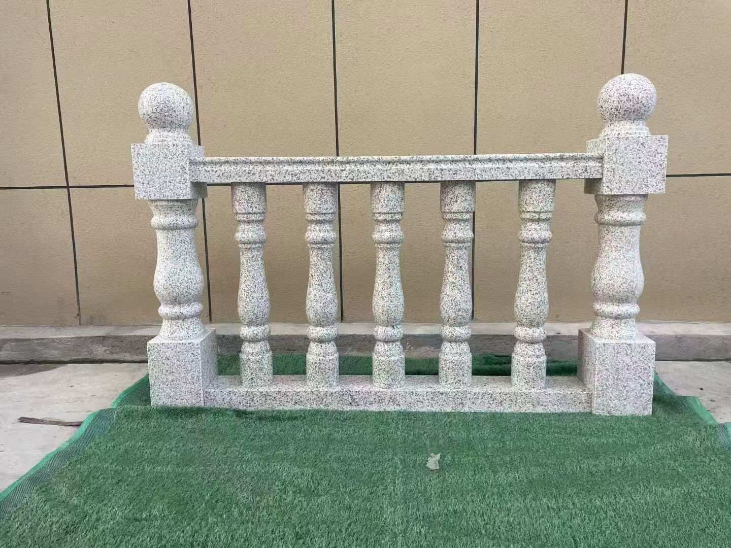 玉溪芝麻白阳台栏杆 花岗岩栏杆