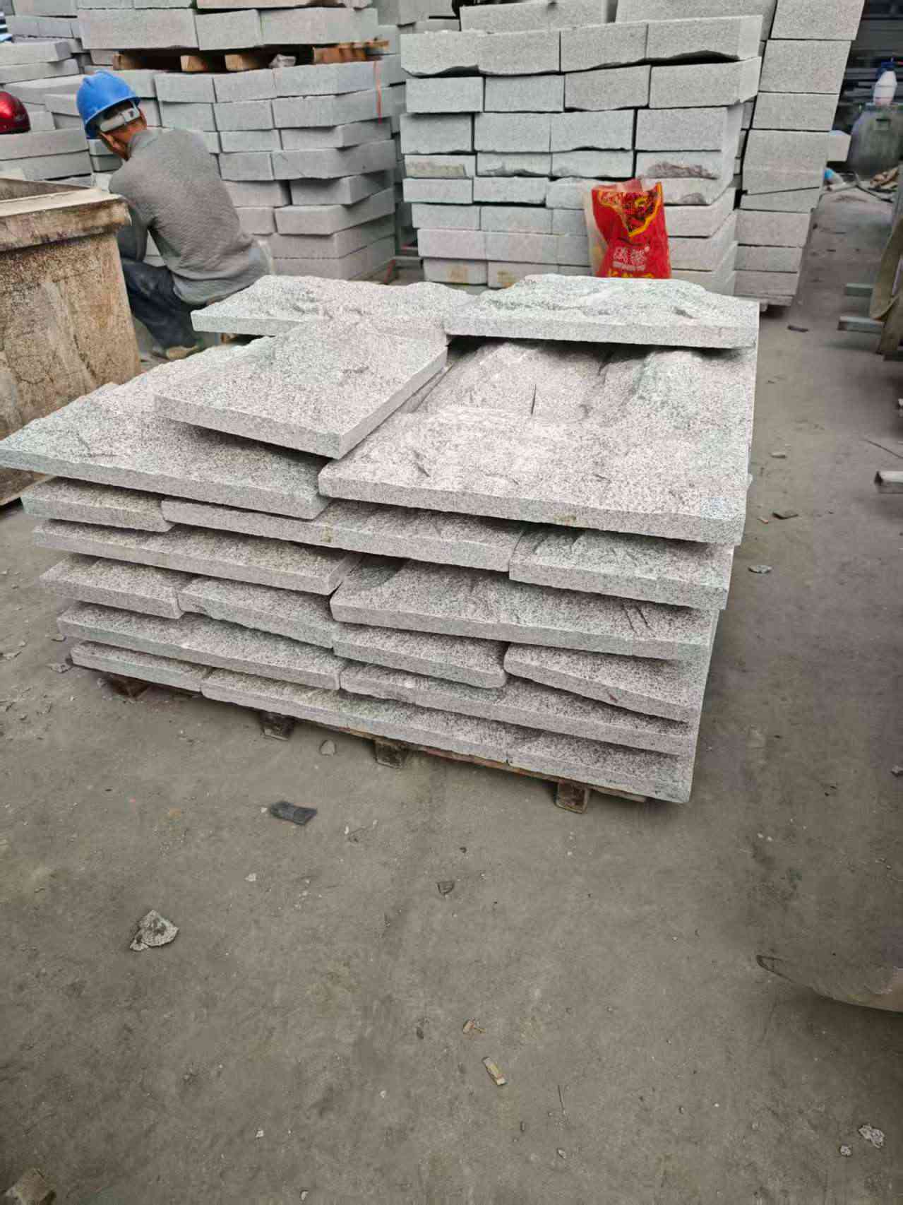 玉溪芝麻白蘑菇石，自然面